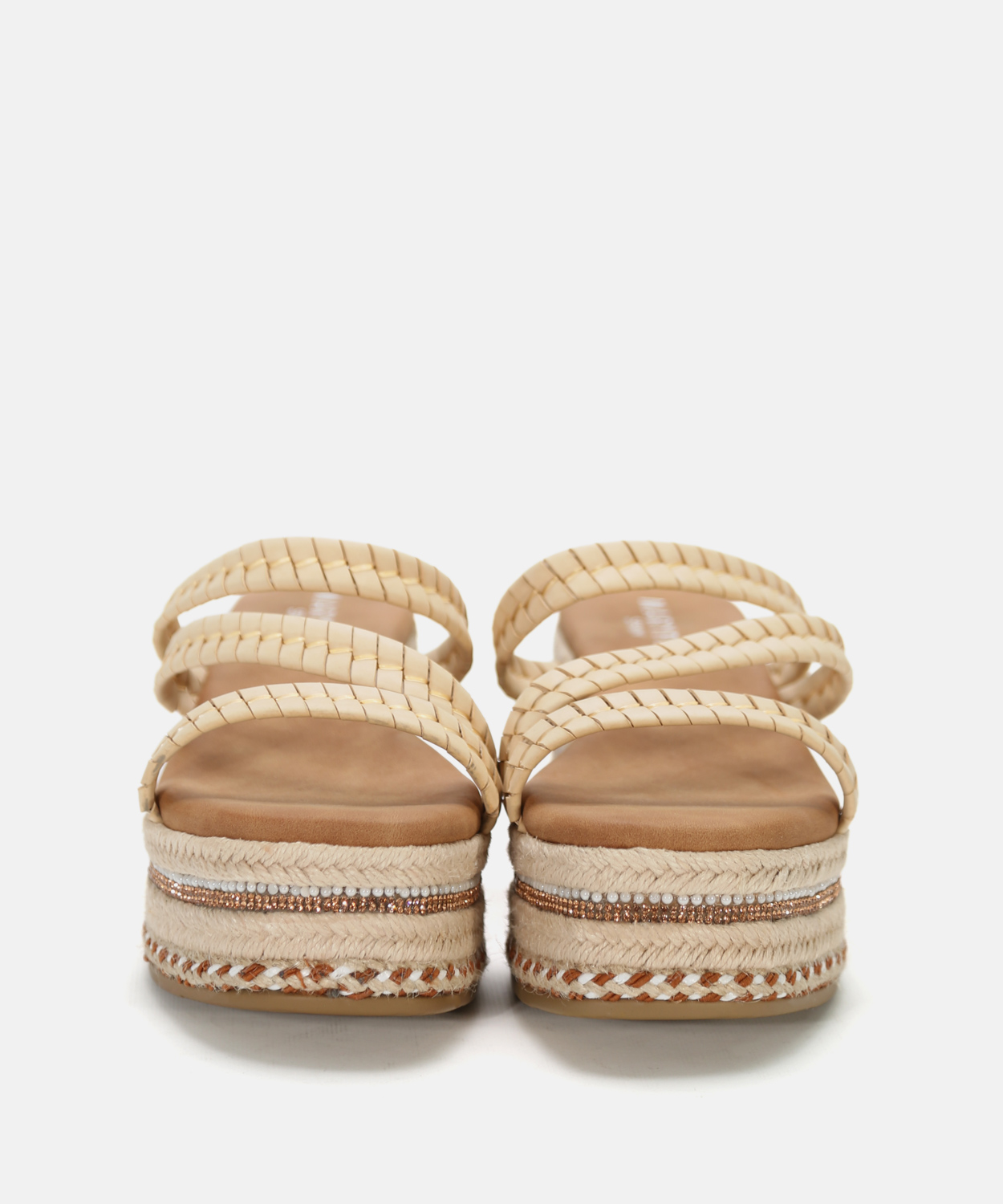 Sand&aacute;lia esparto tiras entran&ccedil;adas image number null